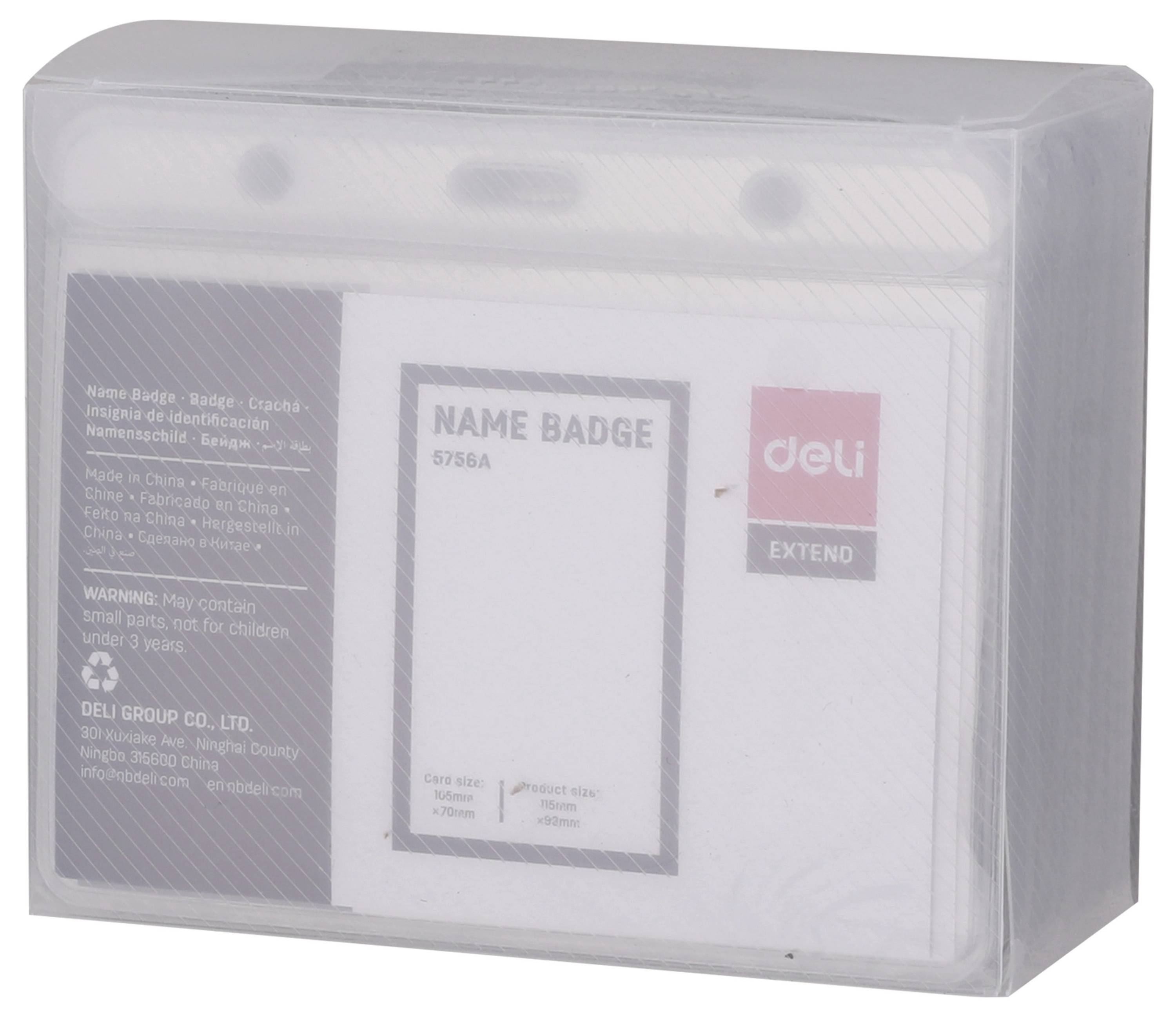DELI D651235 oznaka imena E5756A (Š x V) 105 mm x 70 mm 50 St.-2