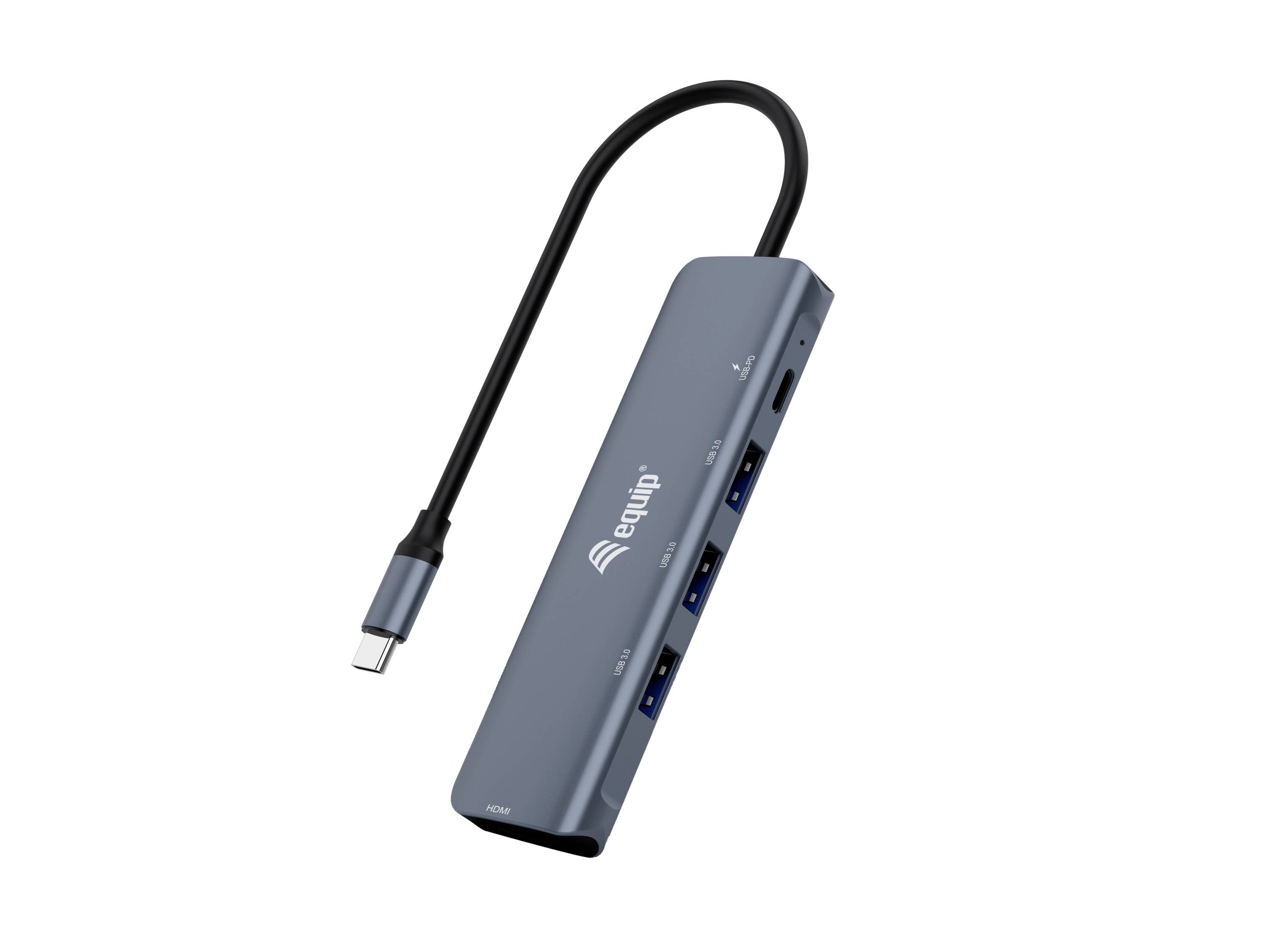 Equip USB-C 5-in-1 Multifunktionsadapter, HDM USB-C dockingstation