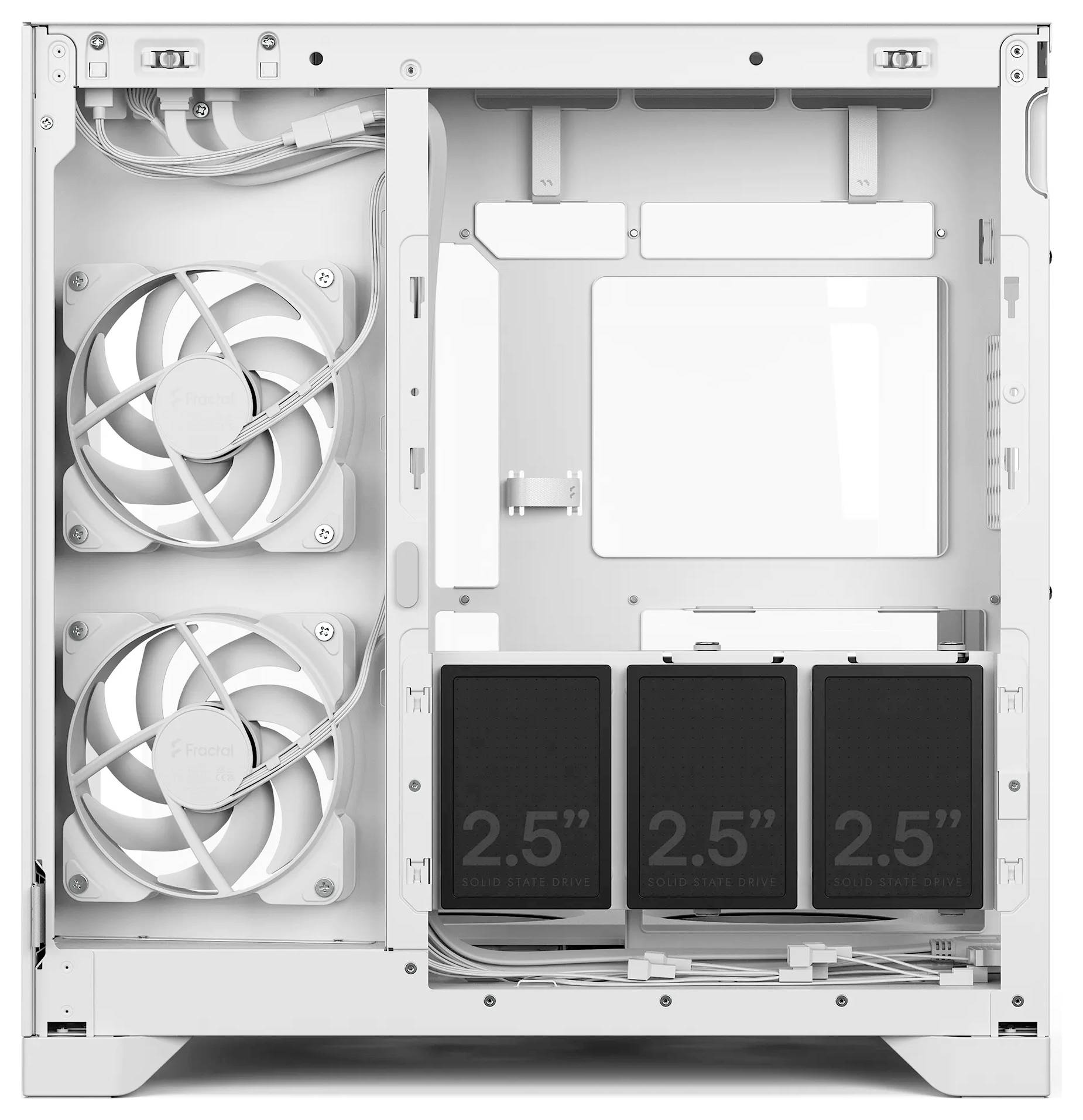 Fractal Design Geh Pop 2 Vision White RG midi-tower kućište za računala bijela 4 predinstalirana LED ventilatora, filter-9