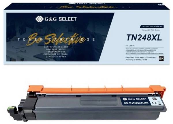 G&G toner zamijenjen Brother TN-248XLBK kompatibilan  crna 3000 Stranica  GS-BTN248XLBK