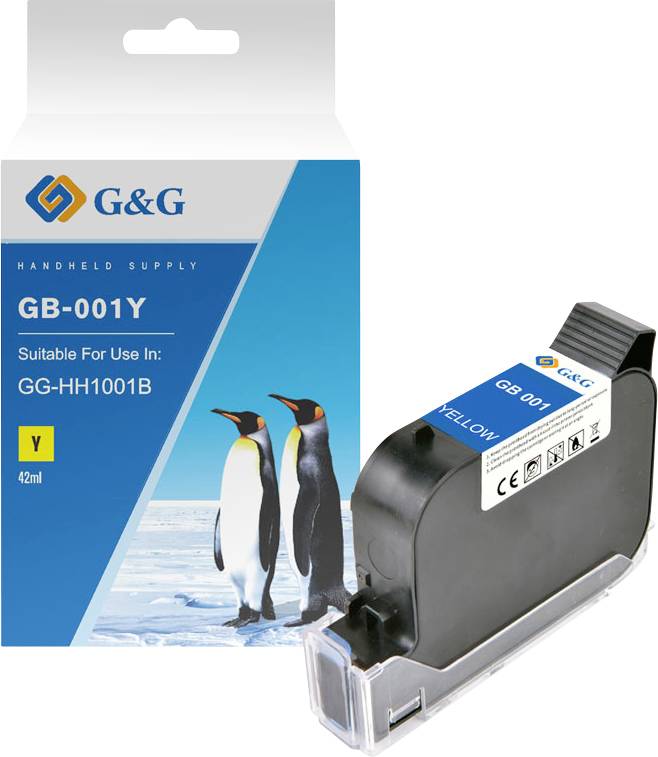 G&G Inktcartridge Origineel Geel GB-001Y