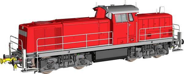 PIKO 22044 H0 Dizelska lokomotiva BR 296 Railion VI