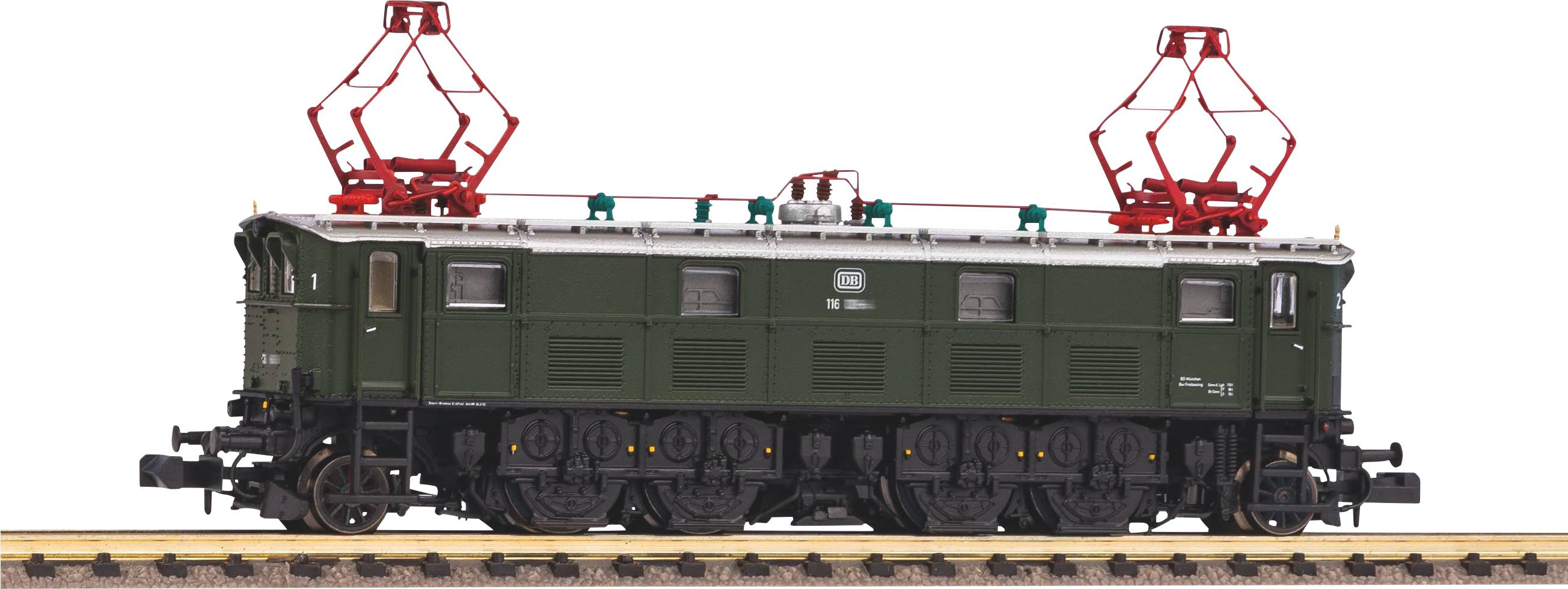 PIKO 40357 N ELEKTRISCHE LOCOMOTIEF BR 116 DB IV.