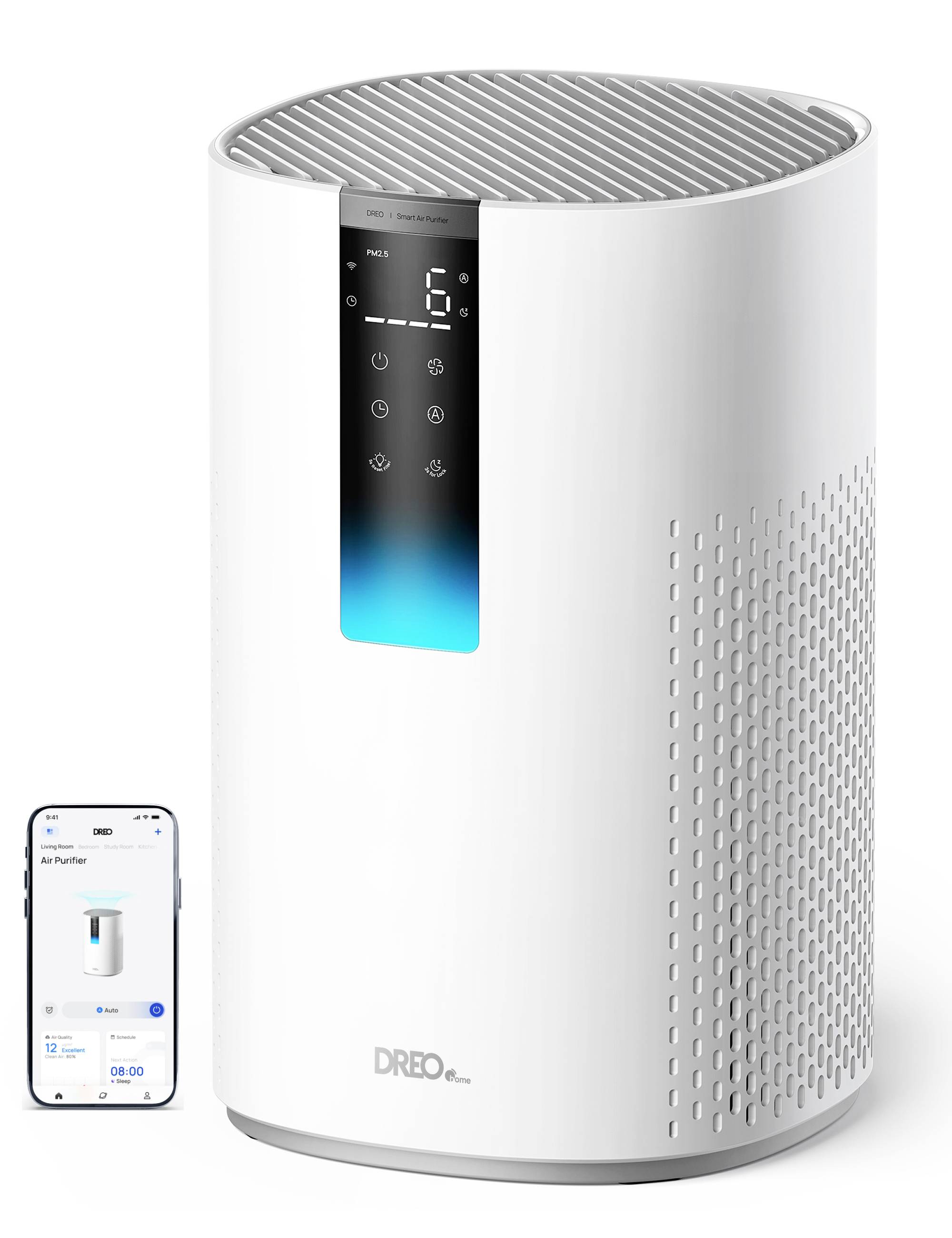 DREO DR-HAP005S  - Air Purifier 605S, 5-in-1 - Smart Luchtreiniger Wit