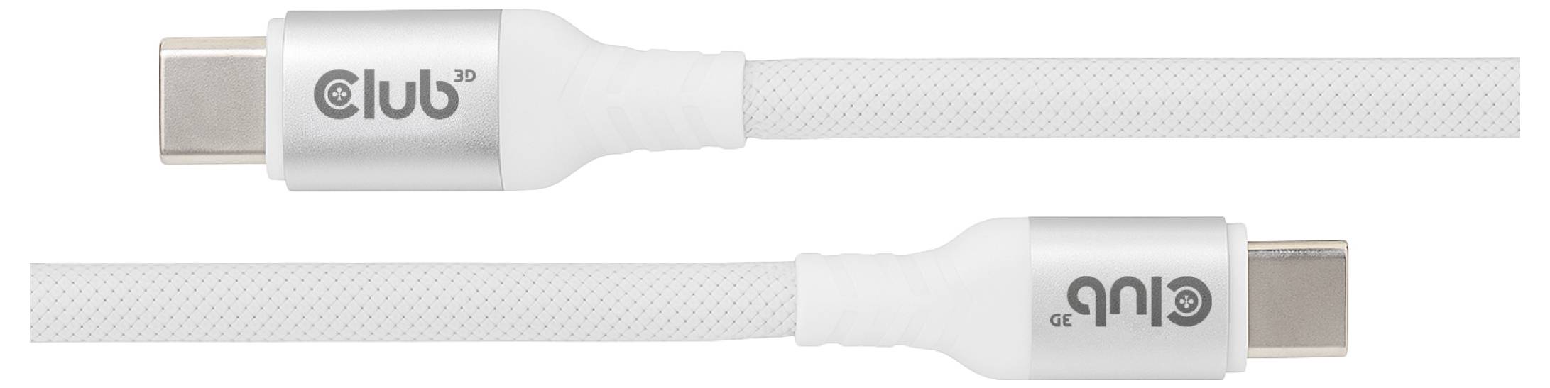 club3D USB-C kabel USB-C® utikač 2 m bijela CAC-3032-5