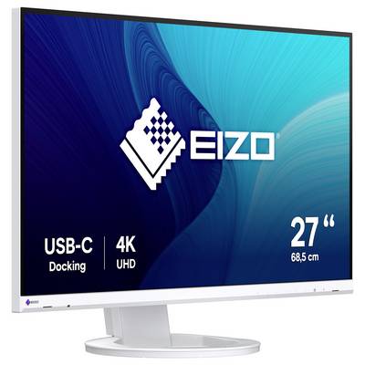 EIZO 27-inčni 4K UHD monitor sa USB-C dokingom, prikazan na bijeloj podlozi.