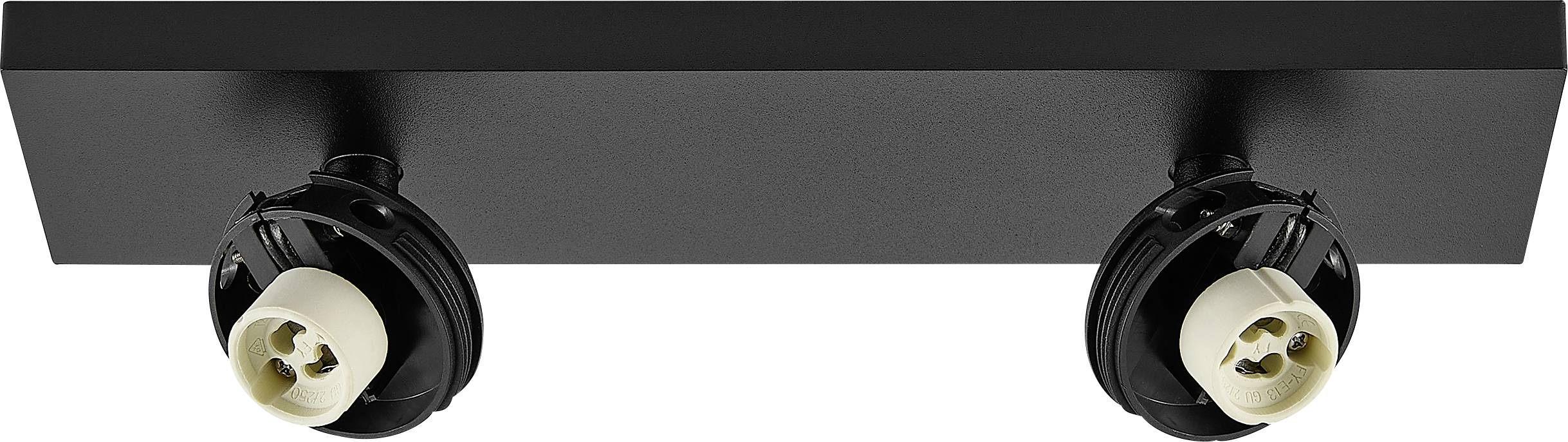 Deko Light 348267 Can Tilt Square Base Opbouwlamp GU10 7.5 W Zwart (RAL 9005)