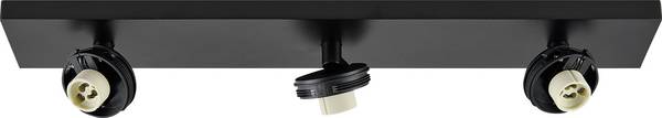 Deko Light 348269 Can Tilt Square Base sastavna rasvjeta   GU10  7.5 W crna (RAL 9005)