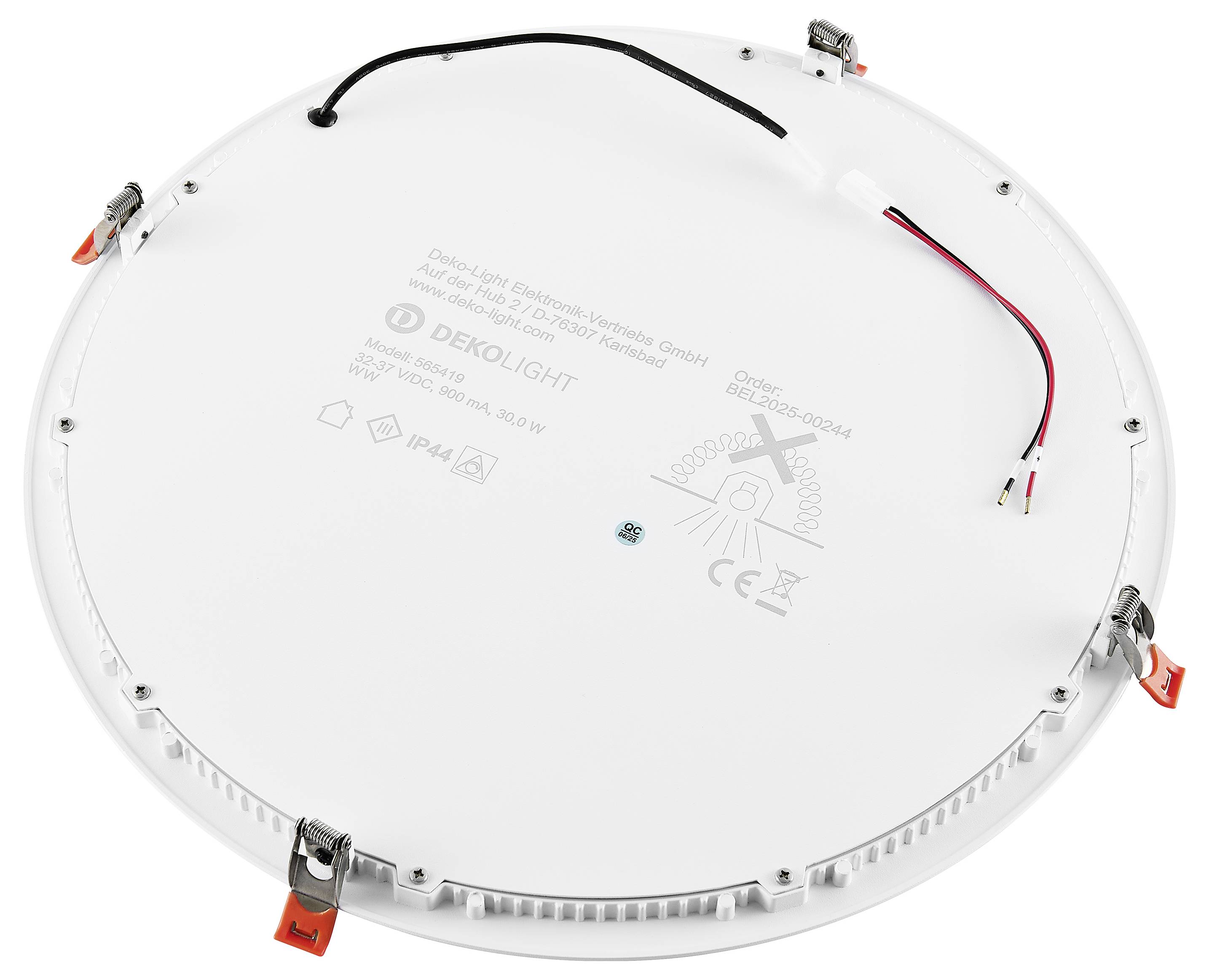 Deko Light 565419 Downlight - Anik Round 380 ugrađeno svjetlo LED 30 W bijela (RAL 9016)-3
