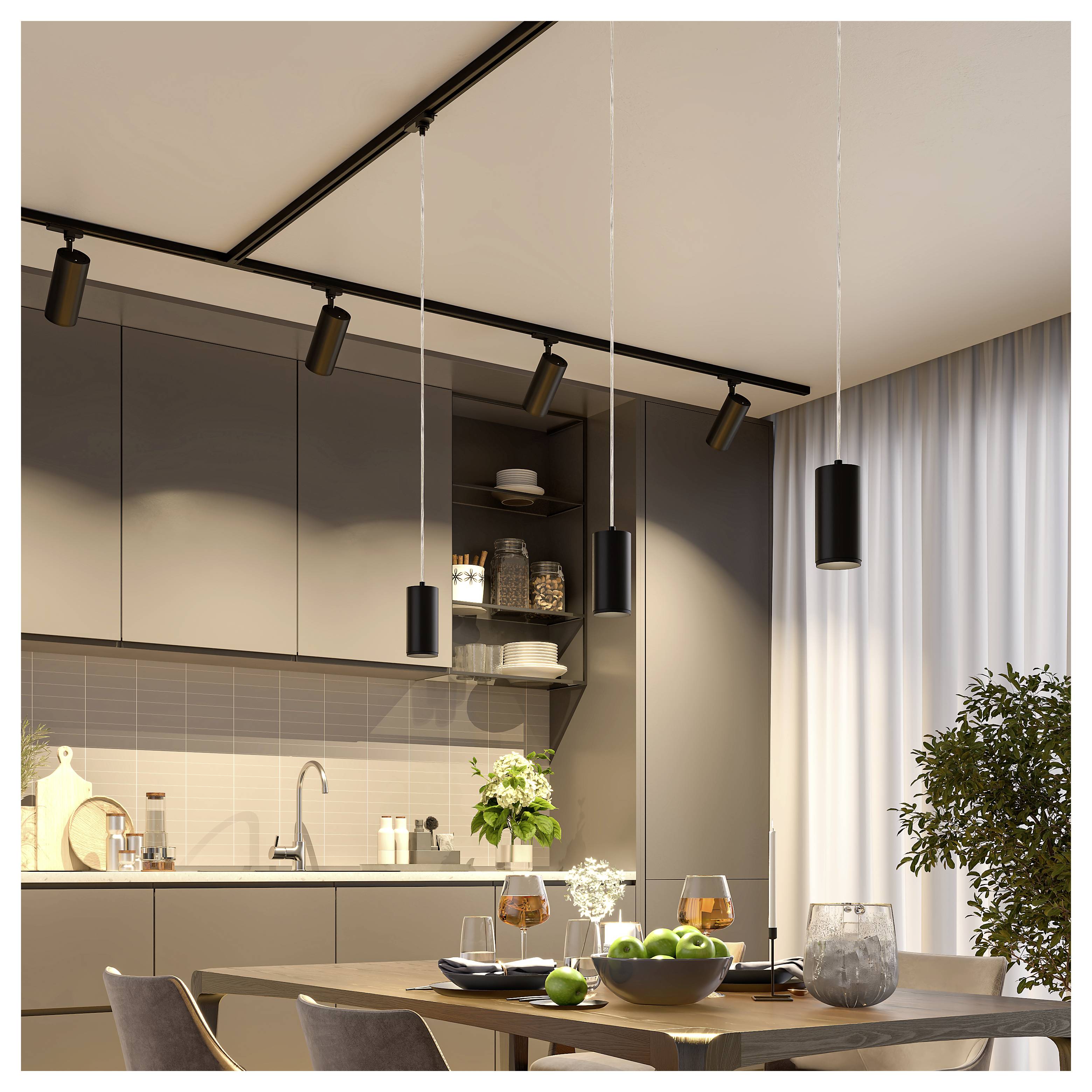 Deko Light Lucea 10 CCT 3-fazno svjetlo 11 W LED intenzivna crna (RAL 9005)-11