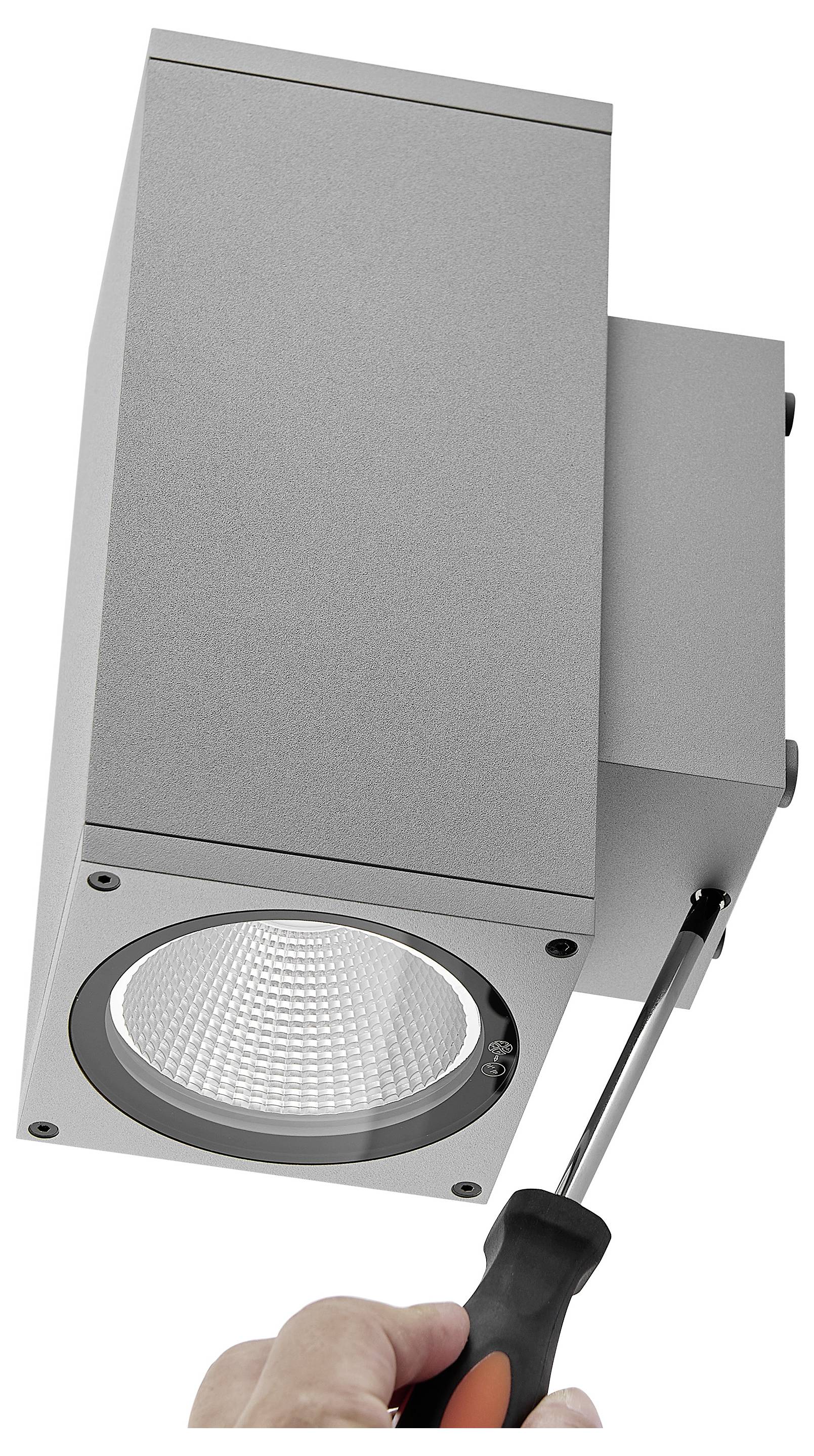 Deko Light ShoreLine Pro Square Up+Down 731199 nadgradna zidna svjetiljka 21 W LED prometno-siva (RAL 7042)-9