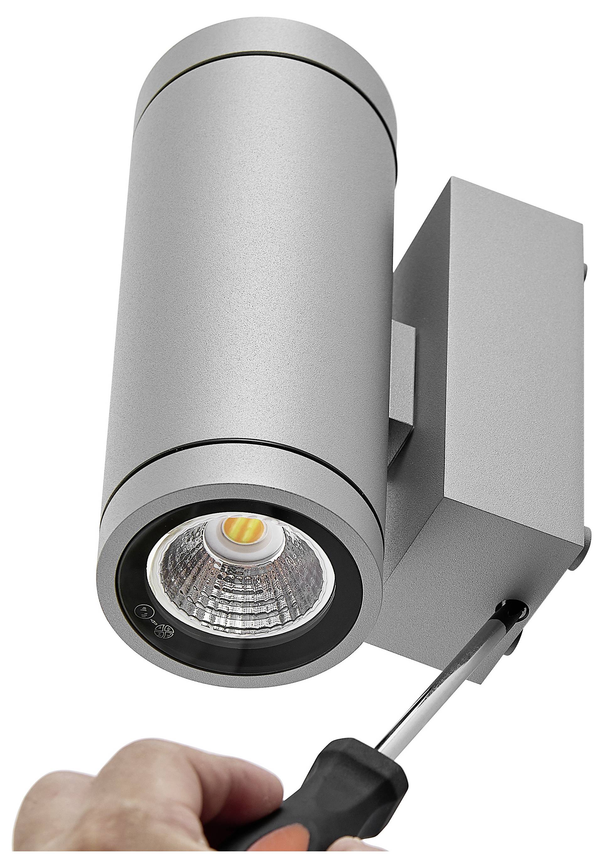 Deko Light ShoreLine Pro Round Up+Down 731220 nadgradna zidna svjetiljka 7.5 W LED prometno-siva (RAL 7042)-9