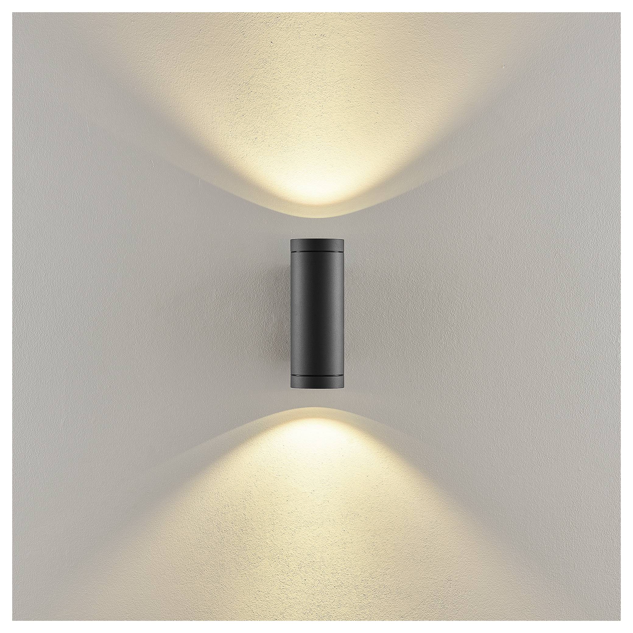 Deko Light ShoreLine Pro Round Up+Down 731221 nadgradna zidna svjetiljka 7.5 W LED grafitno-siva (RAL 7024)-3