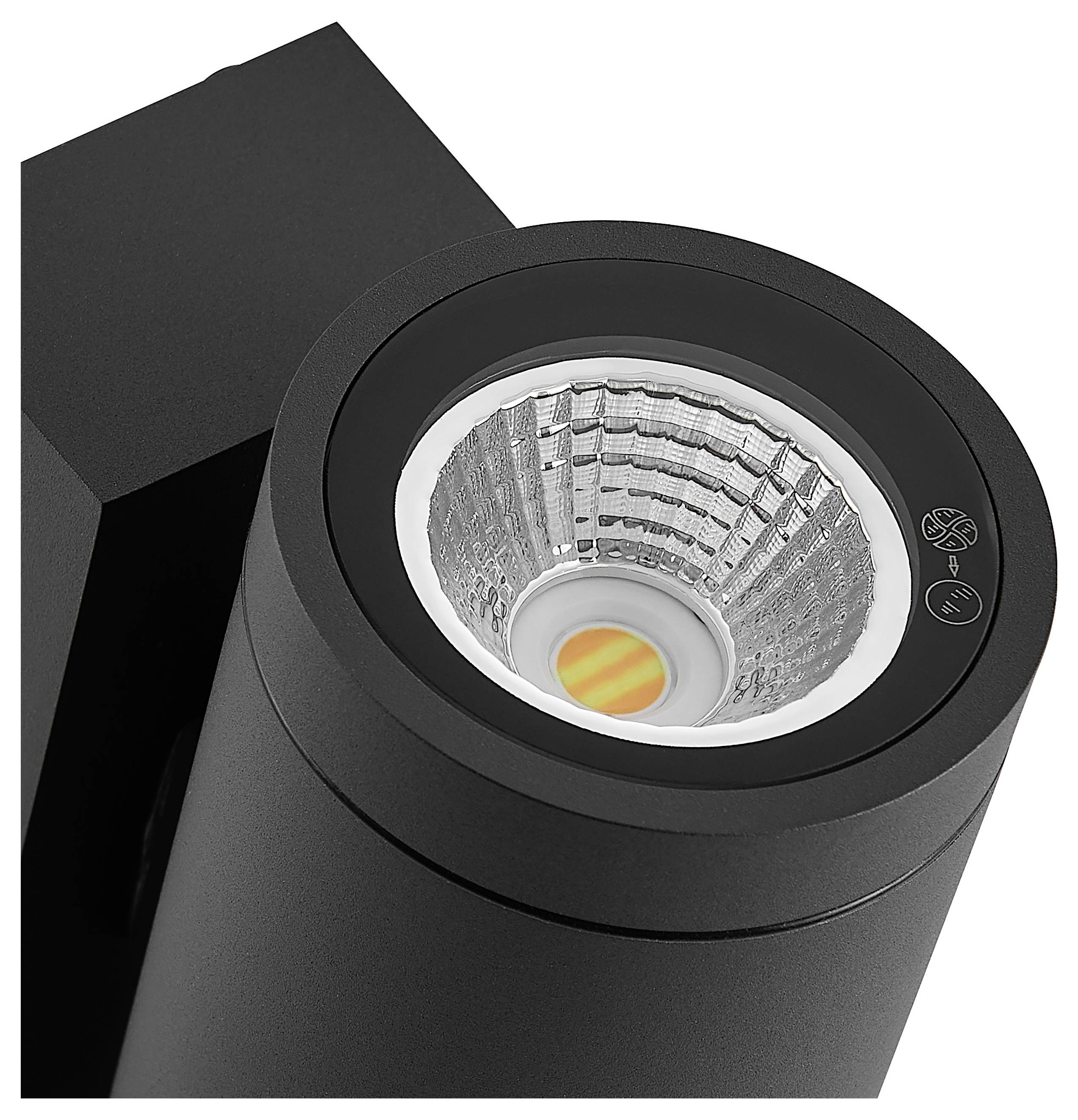 Deko Light ShoreLine Pro Round Up+Down 731221 nadgradna zidna svjetiljka 7.5 W LED grafitno-siva (RAL 7024)-6