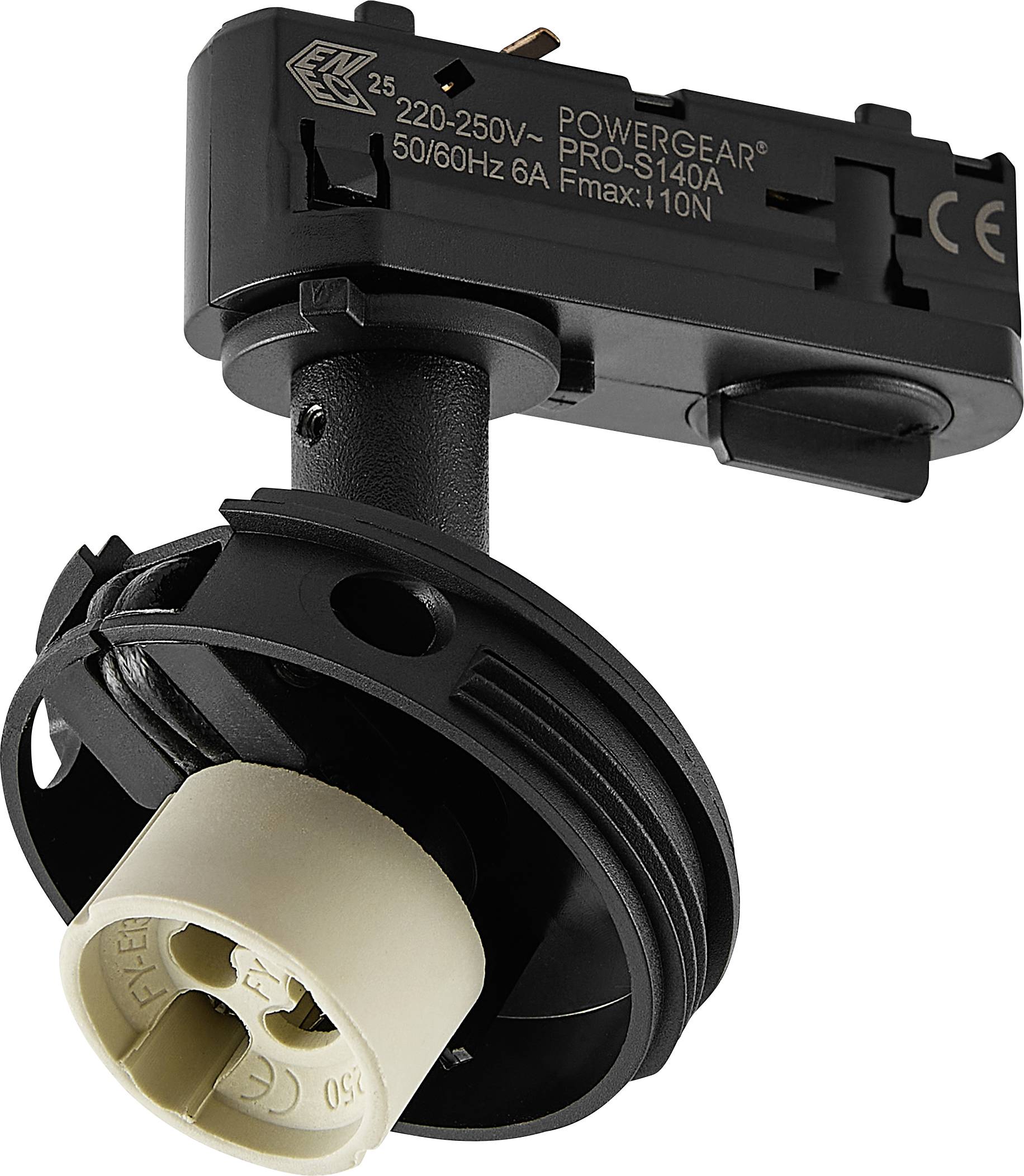 Deko Light Can Base 707250 1-fasenlamp GU10 7.5 W Diepzwart (RAL 9005)