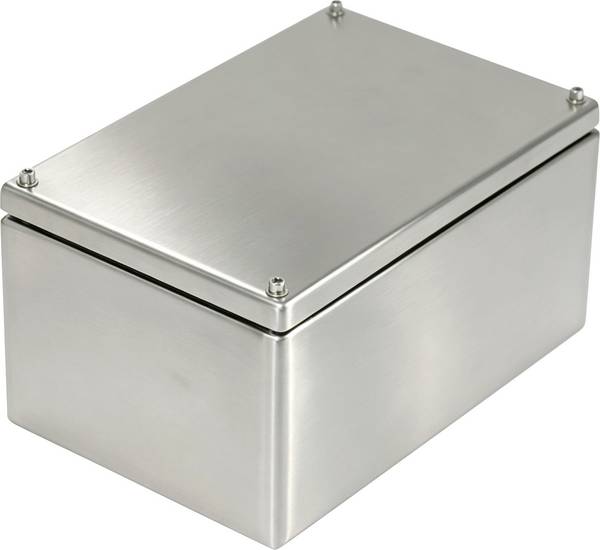 TRU COMPONENTS TC-SSH203015 priključna kutija 300 x 200 x 155 nehrđajući čelik svijetlosiva 1 St.