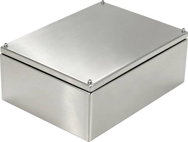 TRU COMPONENTS TC-SSH304015 priključna kutija 400 x 300 x 155 nehrđajući čelik svijetlosiva 1 St.