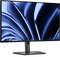 Dell monitor prikazuje plavu apstraktnu valnu pozadinu na bijeloj pozadini.