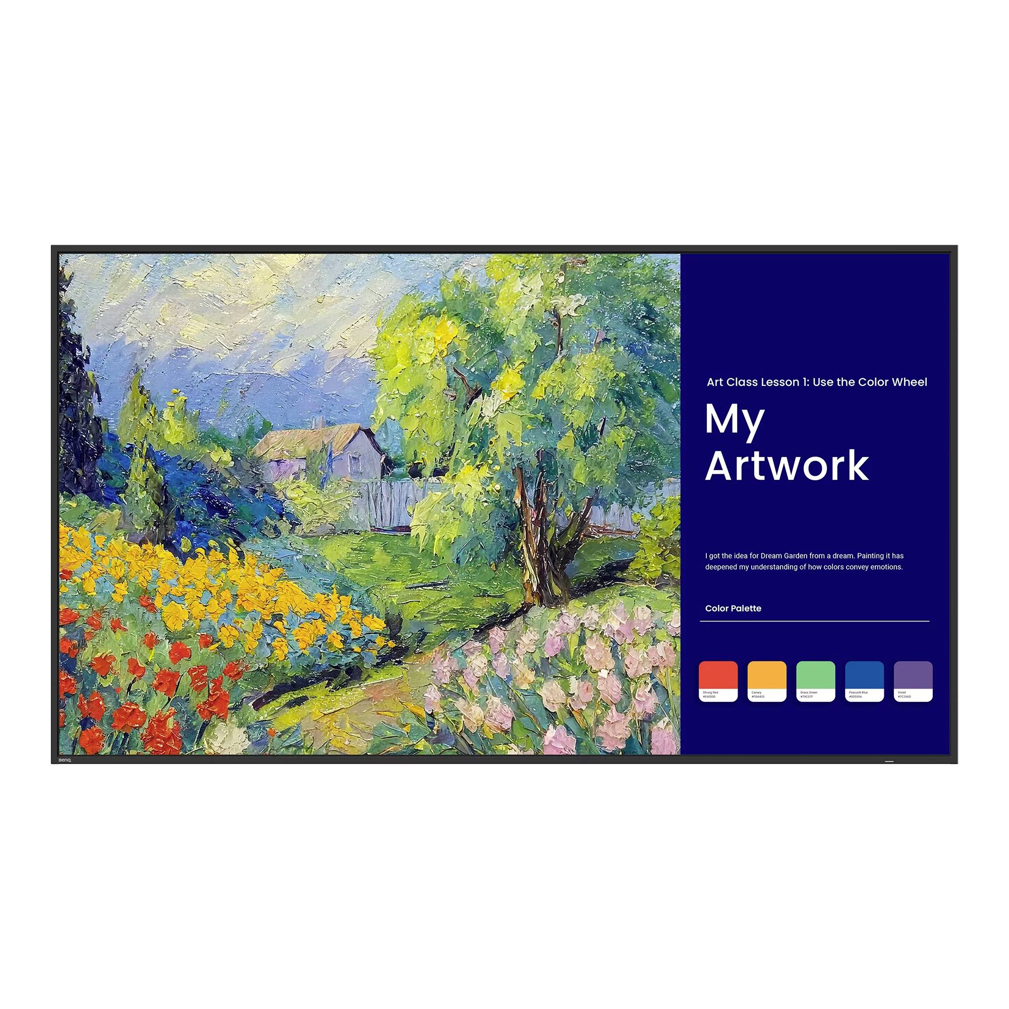 BenQ SL5504 Android 13 Digital Signage display Energielabel: G (A - G) 55 inch 3840 x 2160 Pixel
