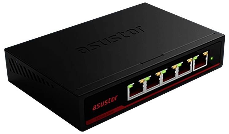 Asustor 92W02-T0200001 ASW205T Netwerk switch 5 poorten