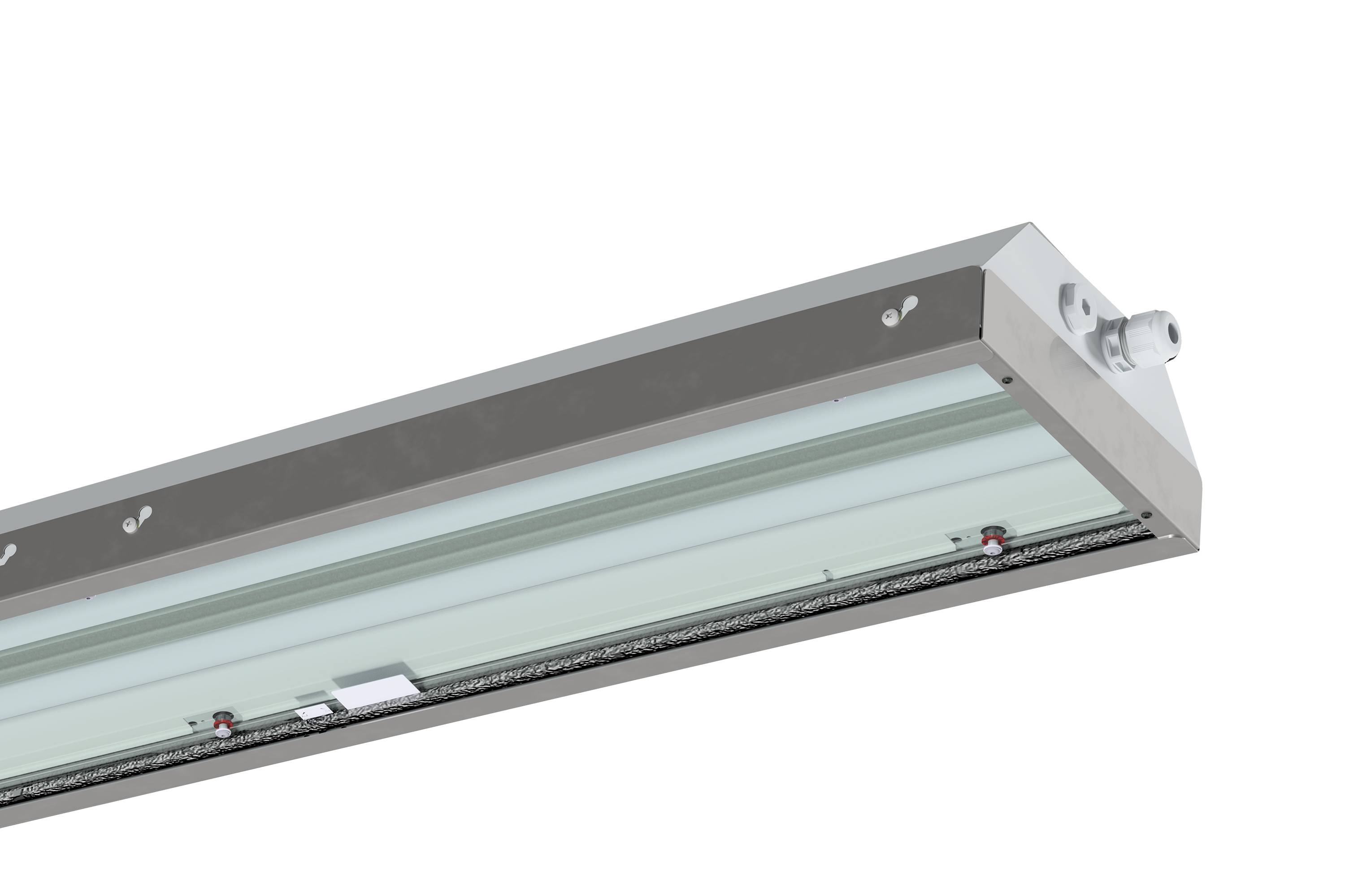 Schuch 185 06L60 SSK LED svjetiljka od čeličnog lima LED 43 W bijela siva-0
