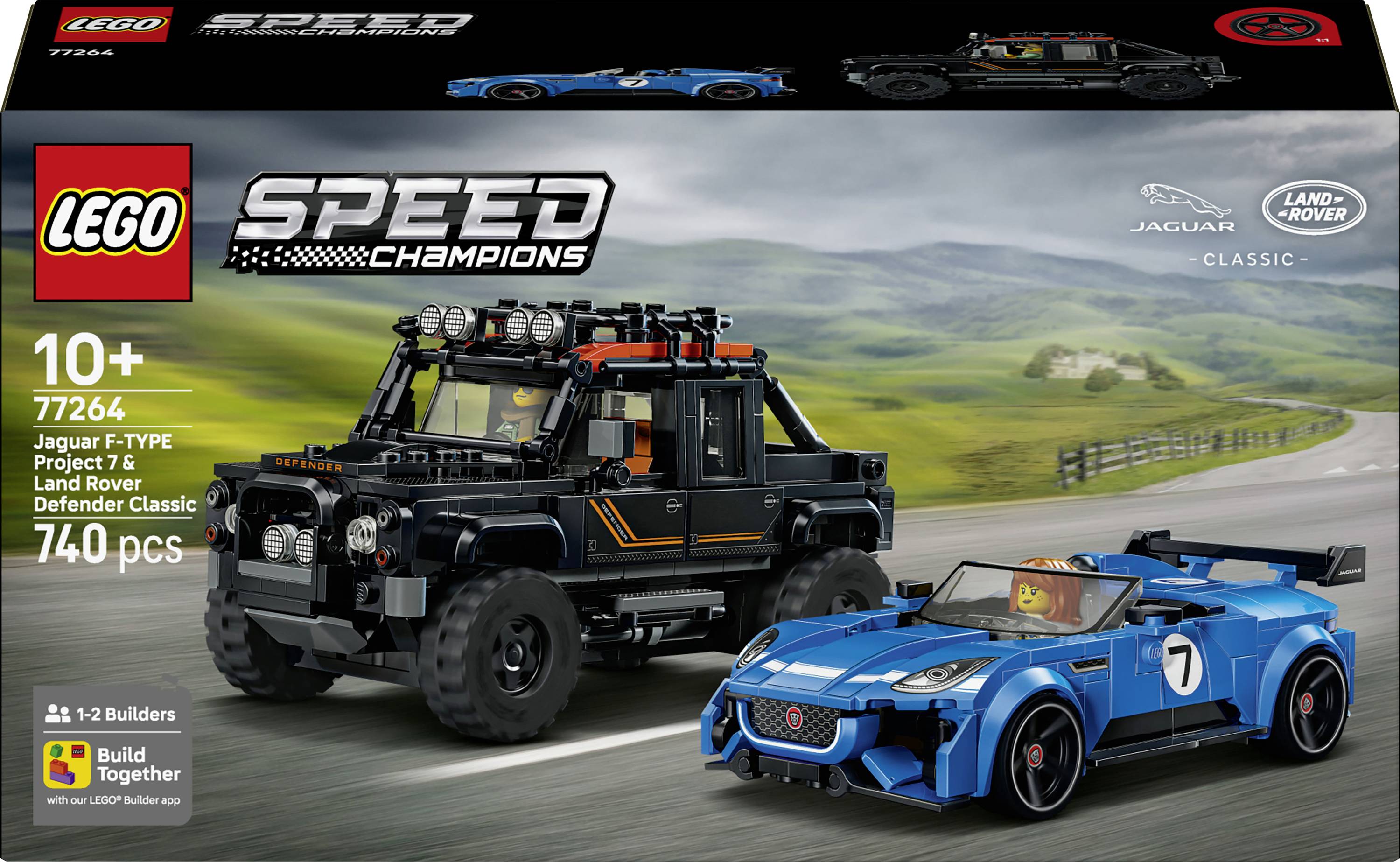 LEGO Speed Champions 77264 Jaguar project 7 & Land Rover Defender