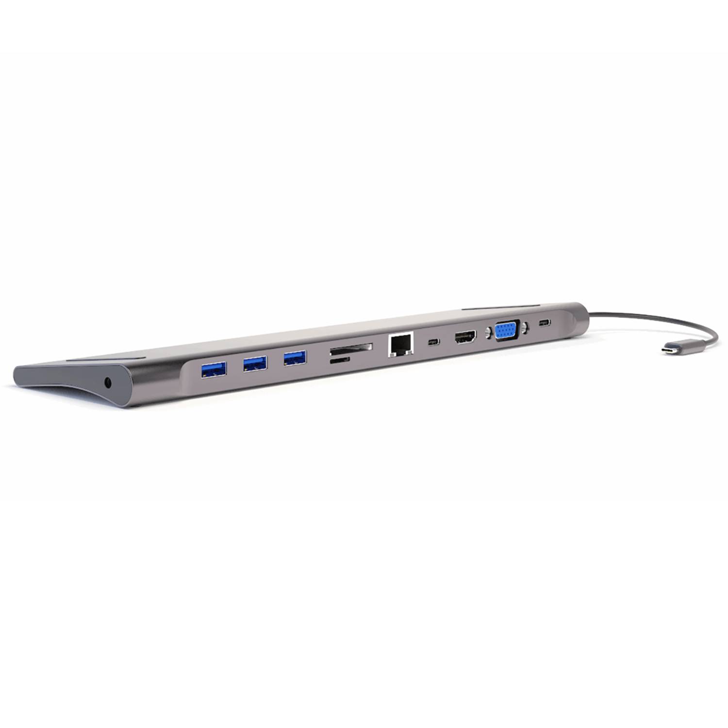 4Smarts USB-hub USB-C Power Delivery, Ge&iuml;ntegreerde kaartlezer