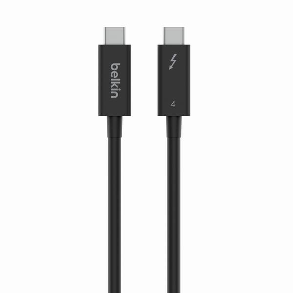 Belkin USB-C kabel  Thunderbolt™ 4 Thunderbolt™ (USB-C®) utikač 2 m crna 8K UHD INZ002bt2MBK