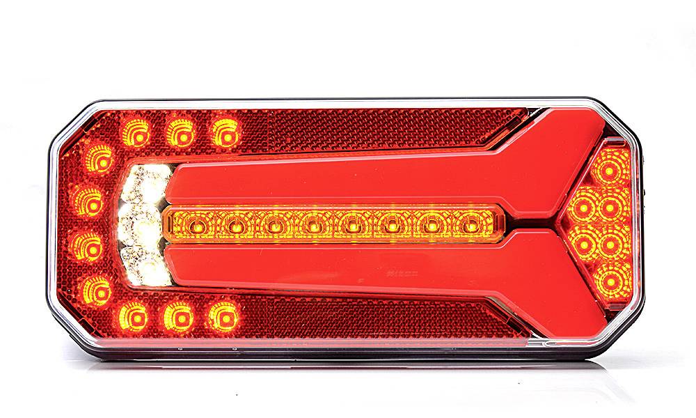 WAS Aanhangerachterlicht Open kabeleinden Knipperlicht, Remlicht, Mistachterlicht, Achterlicht, Reflector, Achteruitrijlicht Achter 12 V/DC, 24 V/DC
