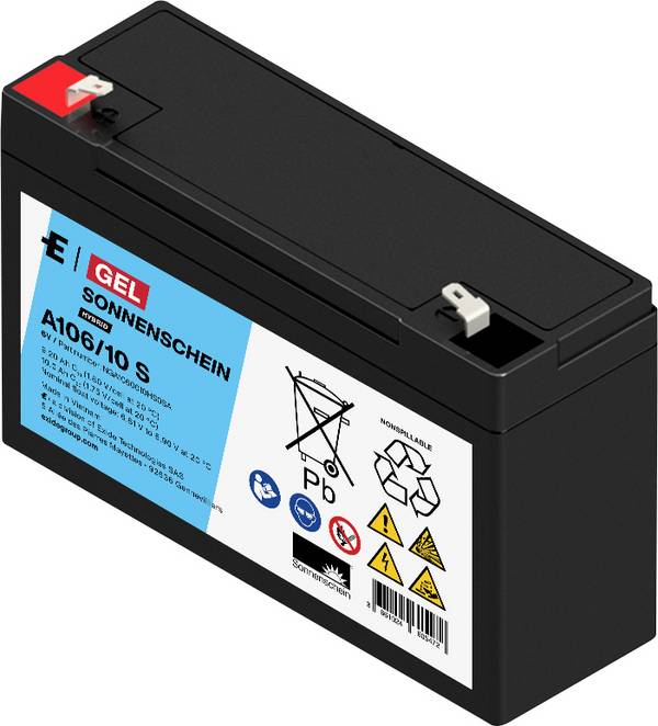 Exide A106/10 S olovni akumulator olovno-gelni 10 Ah 6 V 1 St.