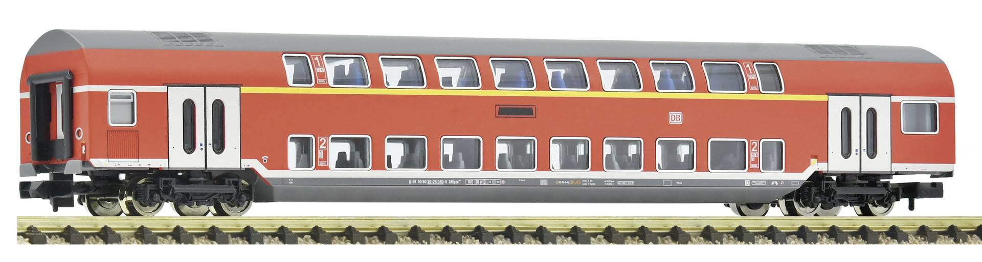 Fleischmann 6260079 N dubbeldeksrijtuig 1e/2e Klasse, DB AG 1e/2e Klasse, type G&ouml;rlitz, geslacht DABpz 758
