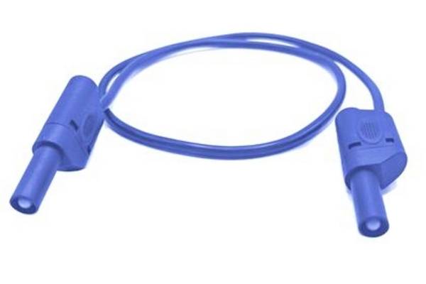 Mueller Electric 22.421-1M-6 sigurnosni mjerni vod banana utikač 4 mm banana utikač 4 mm 1 m plava boja 1 St.
