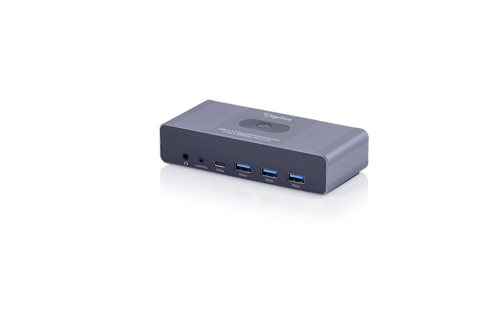 Digitus KVM-matrix-switch 2 poorten HDMI Afstandsbediening 3840 x 2160 Pixel