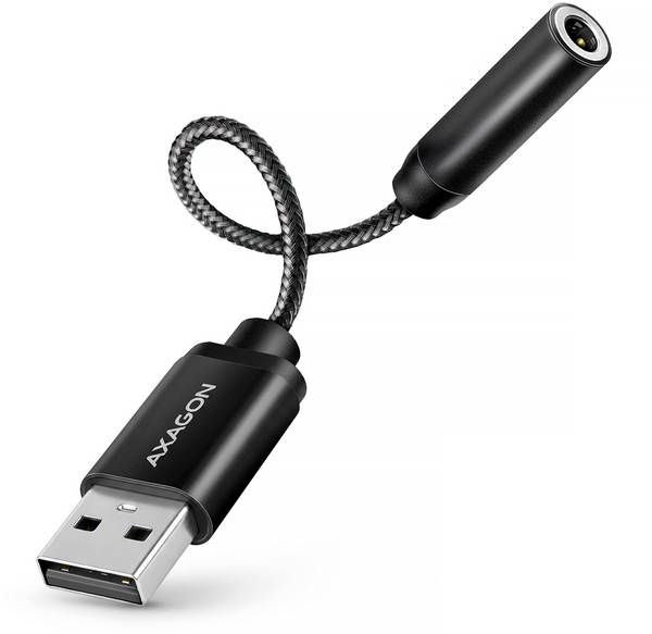 AXAGON USB 2.0 adapter [1x USB-A utikač - 1x priključna doza za 3,5 mm banana utikač] ADA-HA