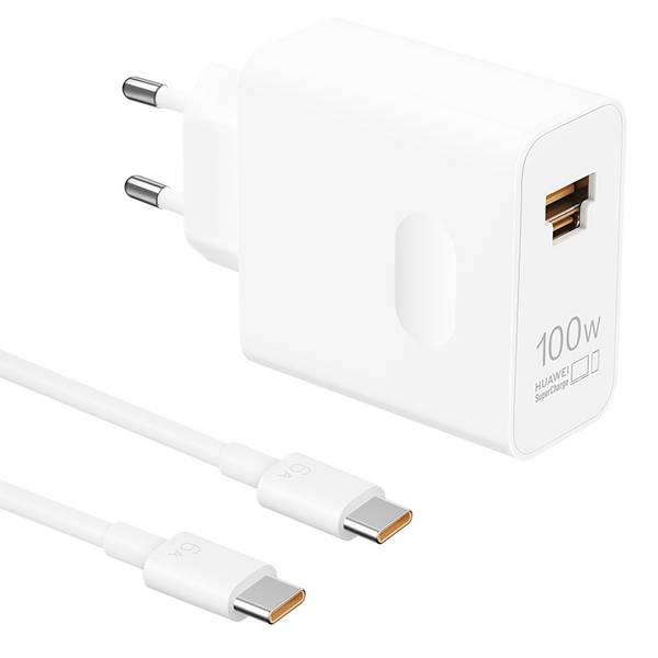 HUAWEI  USB punjač 100 W USB-A, USB-C® Power Delivery, Quick Charge 2.0 bijela unutrašnje područje USB power delivery (USB-PD)