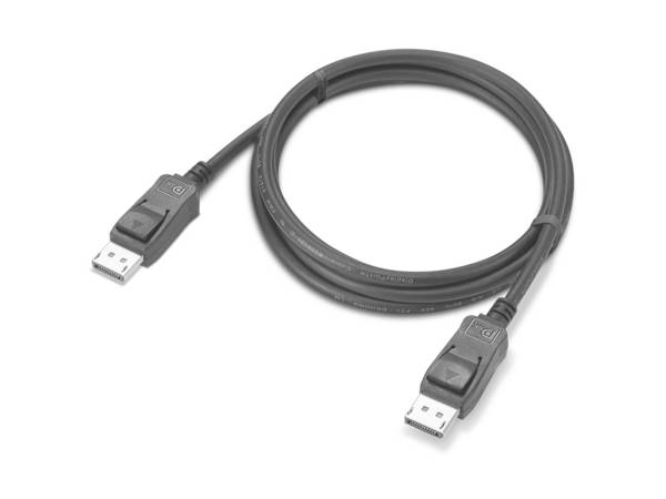 Lenovo DisplayPort priključni kabel DisplayPort utikač 1.8 m crna 4X91U92142 8K UHD DisplayPort kabel