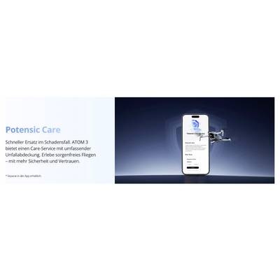 Potensic ATOM 3 Fly More Combo kvadrokopter RtF zrakoplovna kamera , GPS funkcija siva-23