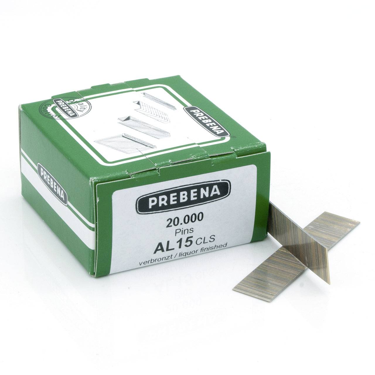 Prebena AL15CLS Nagels voor tacker Afmeting, lengte 15 mm 20000 stuk(s)