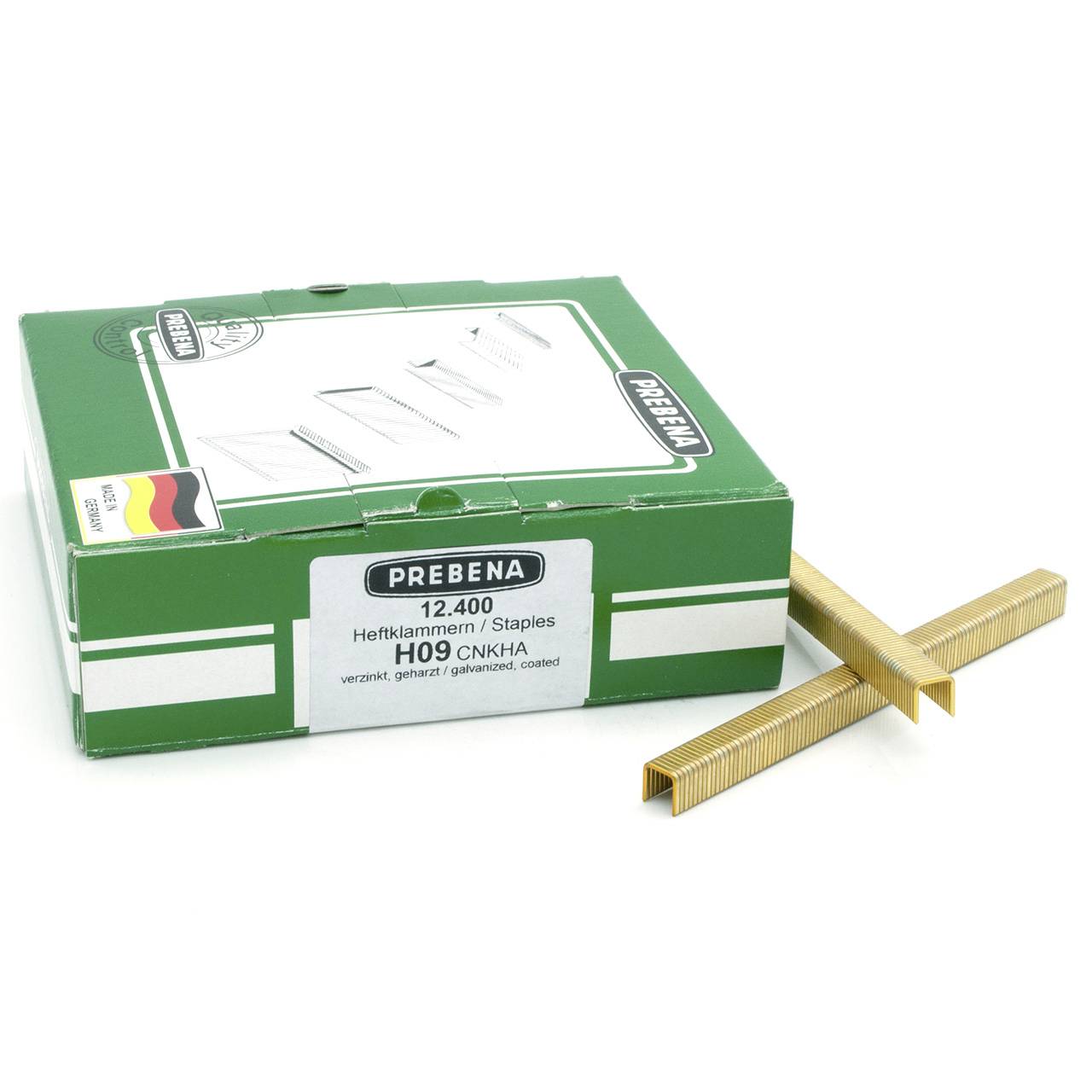Prebena H09CNKHA Nieten set 12400 stuk(s) Afm. (l x b) 9 mm x 8.60 mm