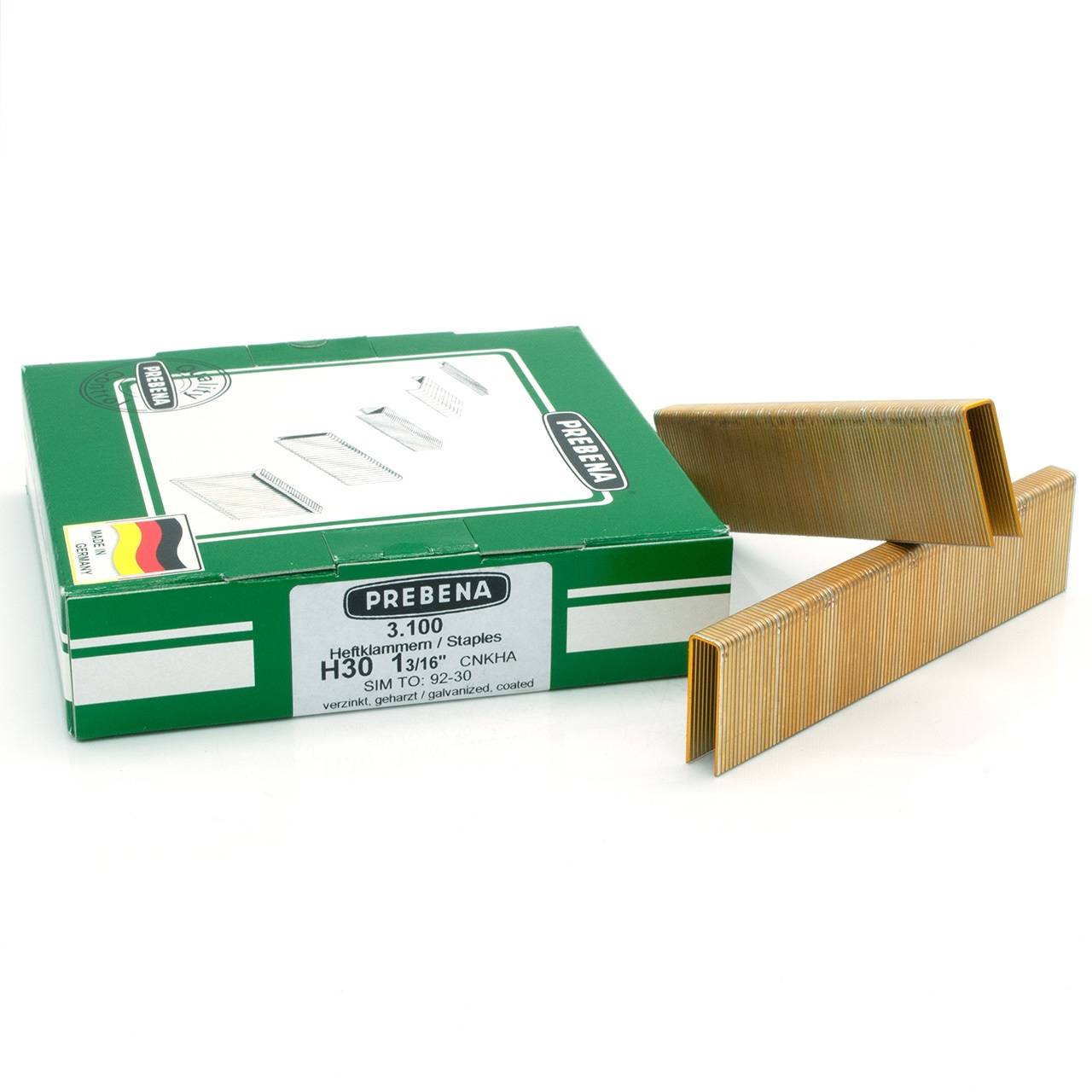 Prebena H30CNKHA Nieten set 3100 stuk(s) Afm. (l x b) 30 mm x 8.60 mm