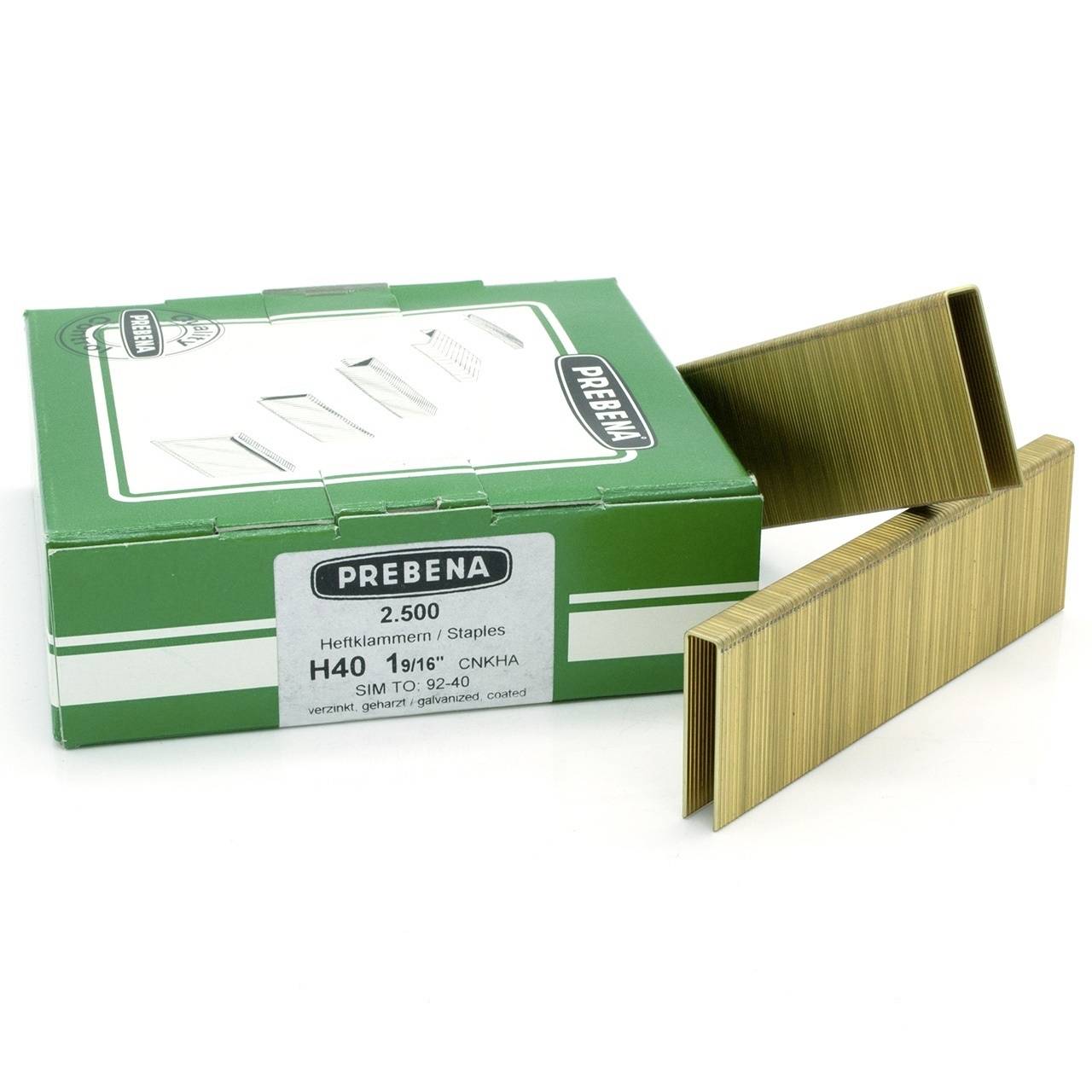 Prebena H40CNKHA Nieten set 3100 stuk(s) Afm. (l x b) 40 mm x 8.60 mm