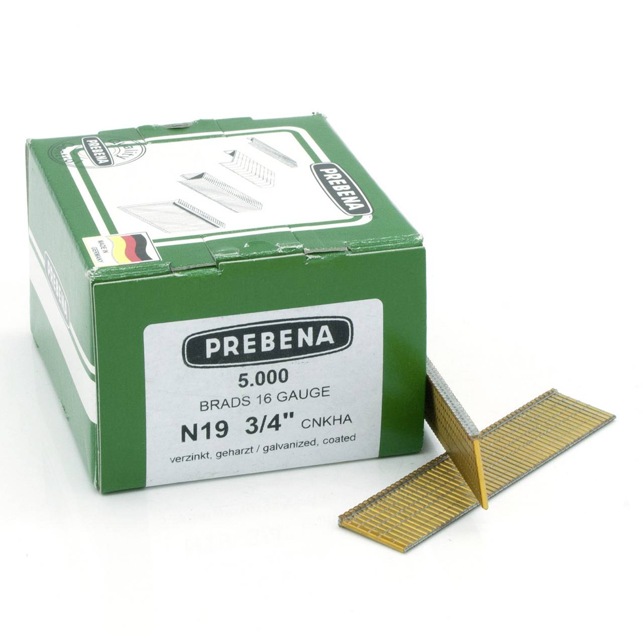 Prebena N19CNKHA Bradset Afmeting, lengte 19 mm 5000 stuk(s)