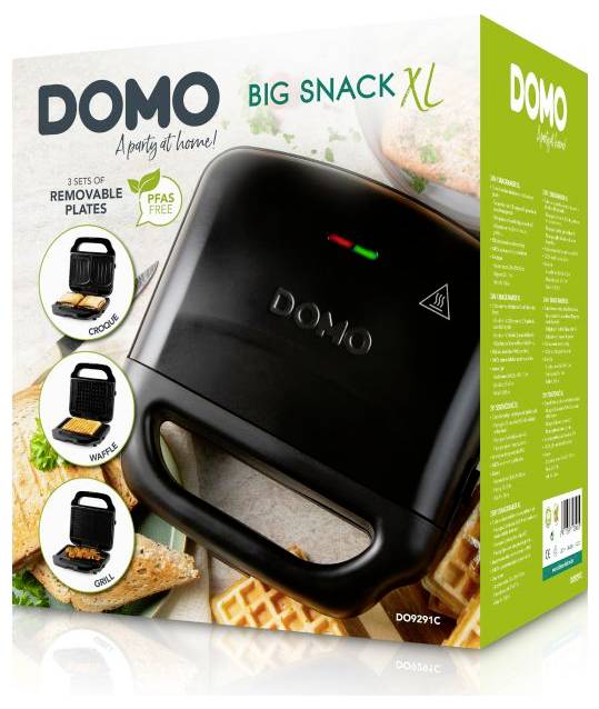 DOMO DO9291C višenamjenski roštilj premaz protiv lijepljenja, indikatorska lampica crna-20