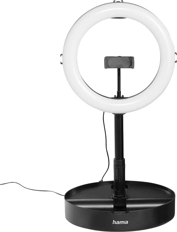 Hama SpotLight FoldUp RGB 102 Smartphonehouder Zwart, Wit Incl. smartphonehouder