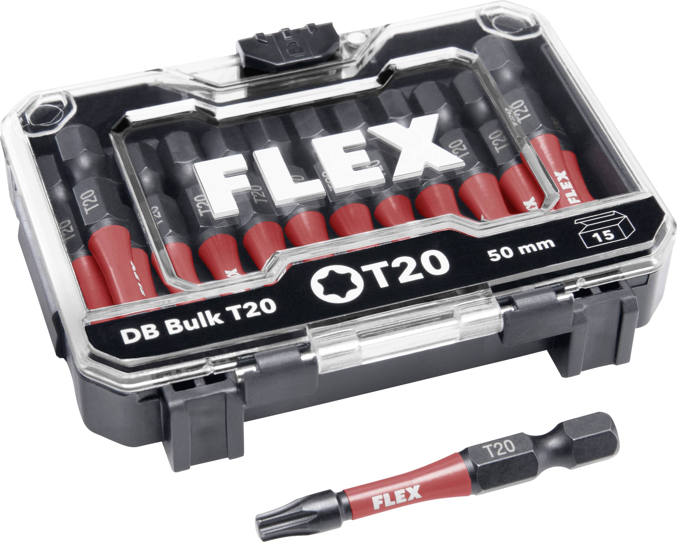 Flex DB Bulk T20-50mm VE15 534156 bit komplet