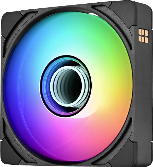 Thermaltake CT120 EX INFINITY ARGB Sync 3Pack Fan PC-ventilator Zwart (b x h x d) 120 x 120 x 28 mm