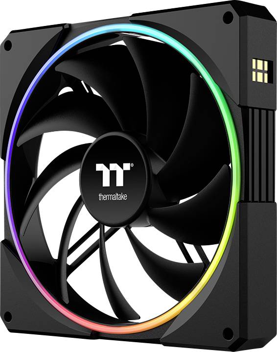 Thermaltake TS140 EX RGB 3Pack Fan Balck PC-ventilator Zwart (b x h x d) 140 x 140 x 25 mm