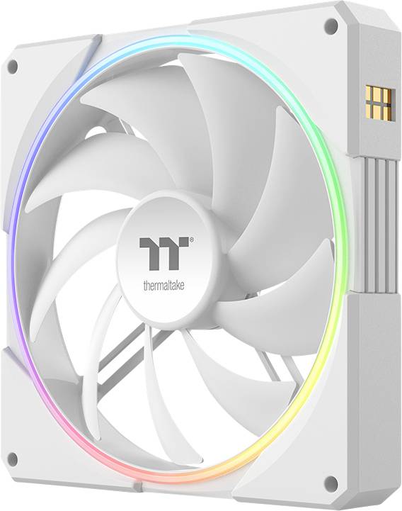 Thermaltake TS140 EX RGB White 3Pack Fan White PC-ventilator Wit (b x h x d) 140 x 140 x 25 mm