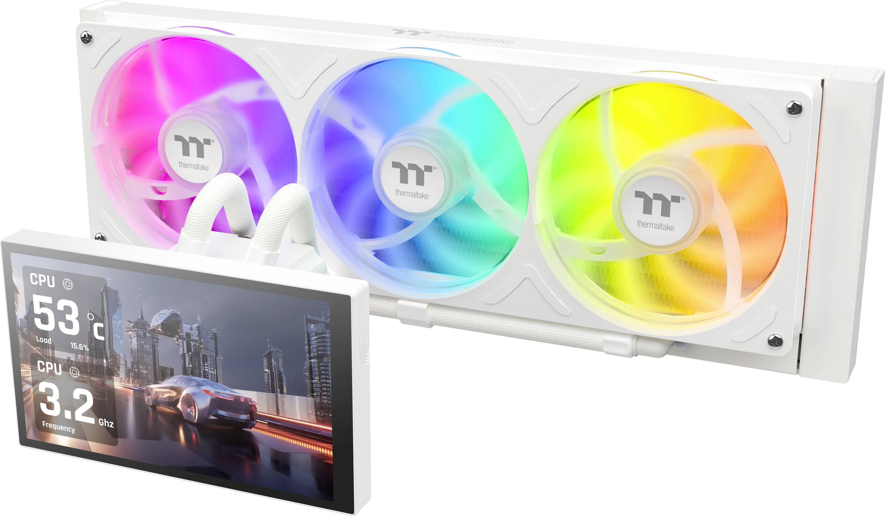 Thermaltake ST360 Ultra Snow Edition All-In-One-Liquid Cooler System PC-waterkoeling