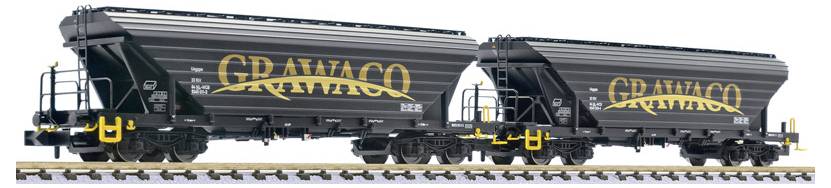 Liliput L260224 N 2-delig Set, Graantransportw., Uagpps, Grawaco, Nederland, EP.VI.